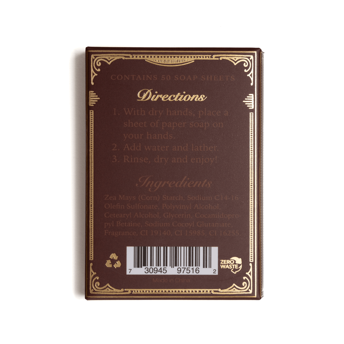 PAPER SOAP - SPICED CHAI