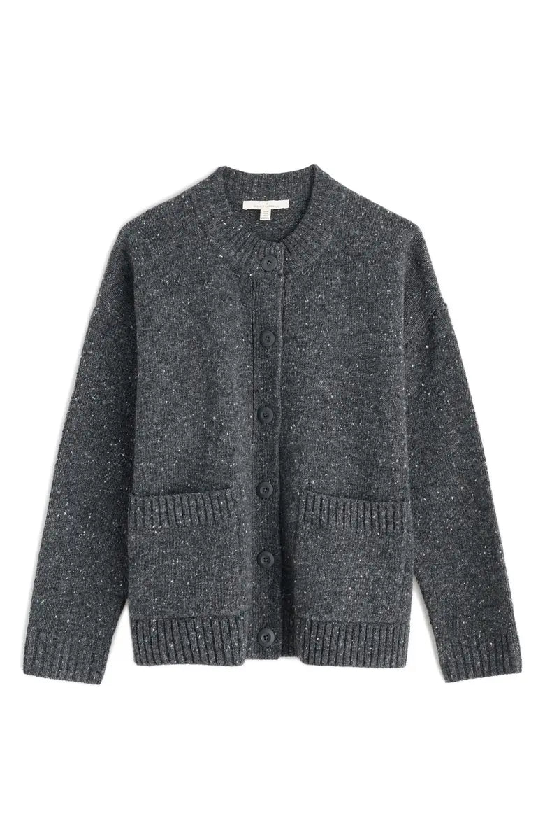 HARBOUR SANDS CARDIGAN - COAL