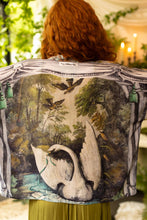 Load image into Gallery viewer, PIXIE CROPPED DUSTER - THEATRE OF DREAMS WITH SWAN