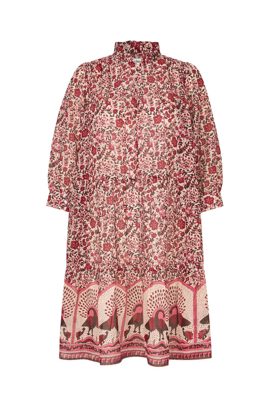 SABINE SHORT DRESS - RED