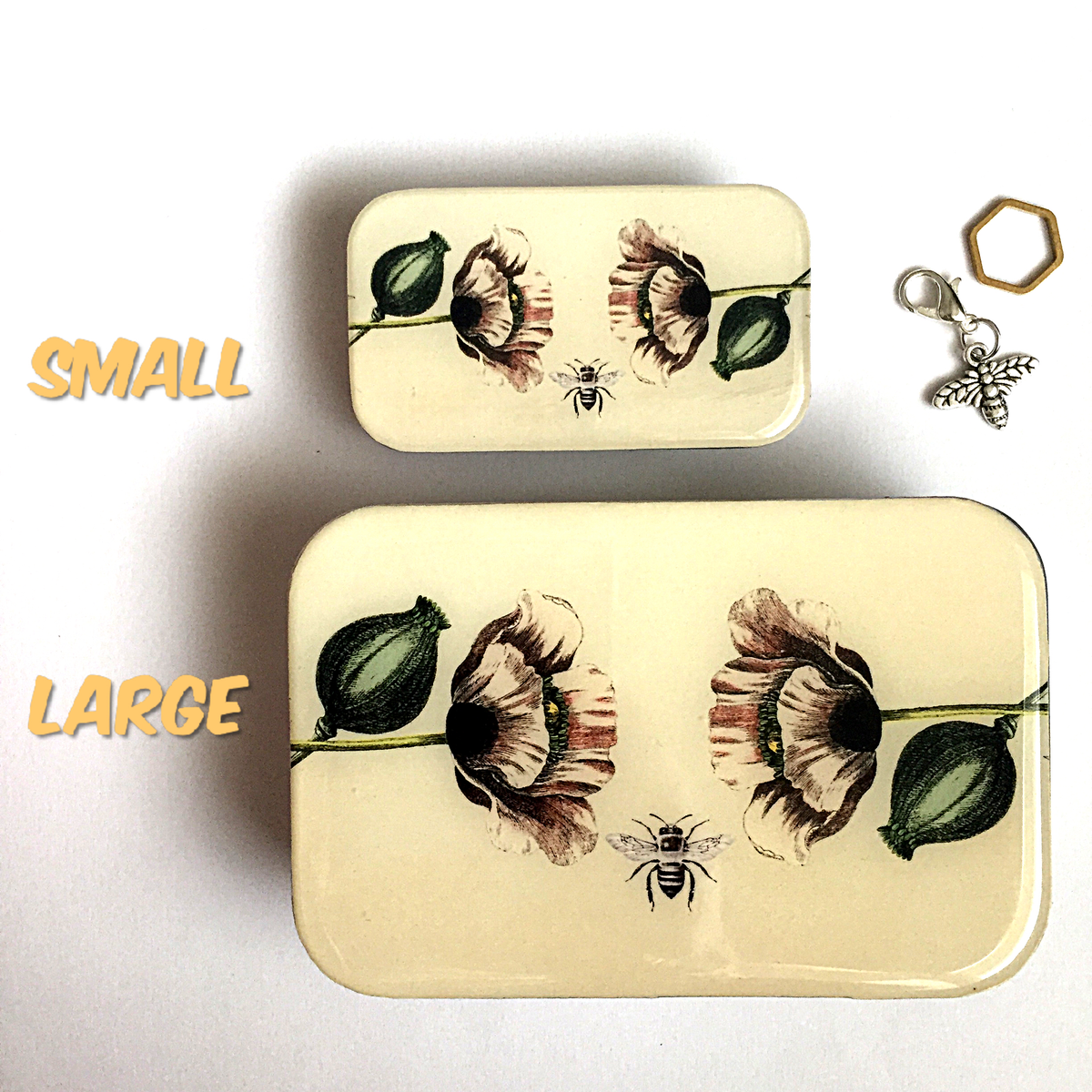 BEE & POPPY NOTIONS TIN - SMALL