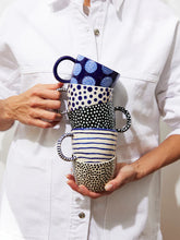 Load image into Gallery viewer, CHINO MUG - NAVY SPOT SET 2