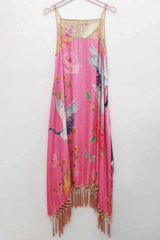 THE LEGEND OF THE CRANE DRESS - DUSTY ROSE