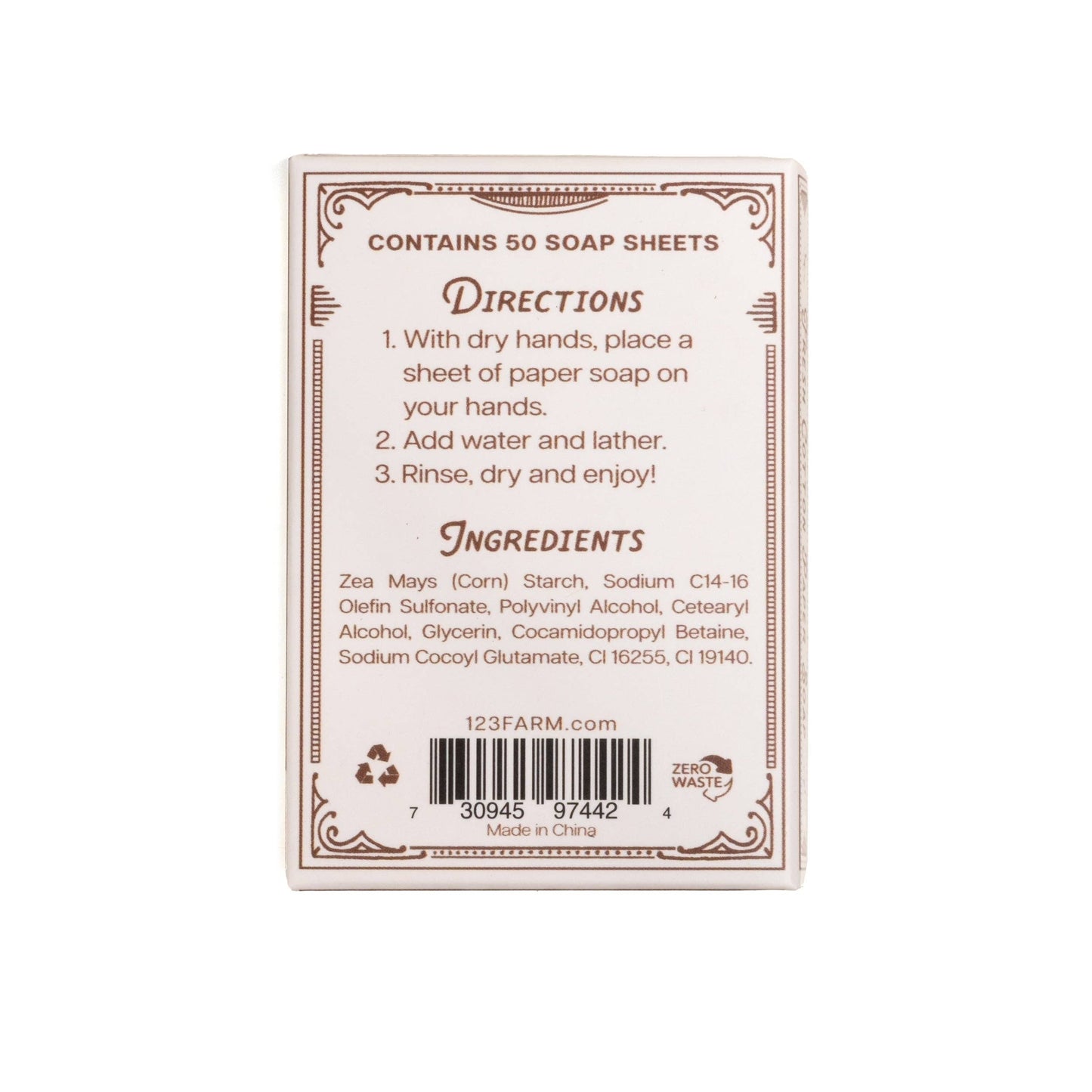 PAPER SOAP - FRESH COTTOM