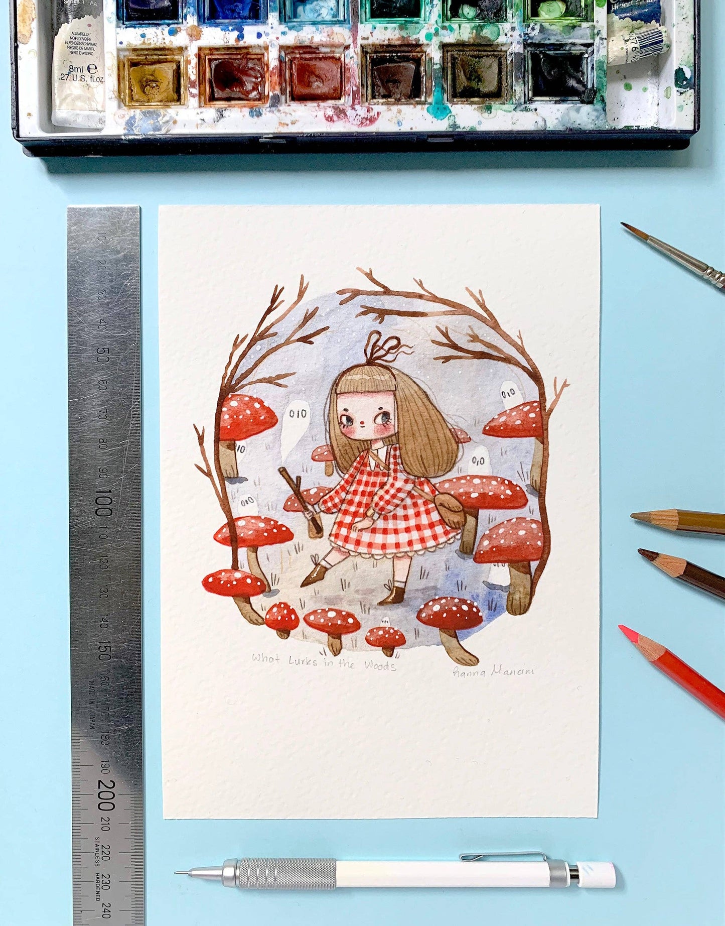 What Lurks in the Woods - A5 Print