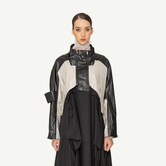 AEON JACKET - BLACK & STONE