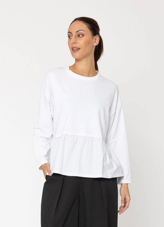 MELLEN TOP - WHITE