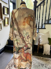 Load image into Gallery viewer, OPERA DUSTER - LOVELIGHT WOODLAND DEER & SWALLOW