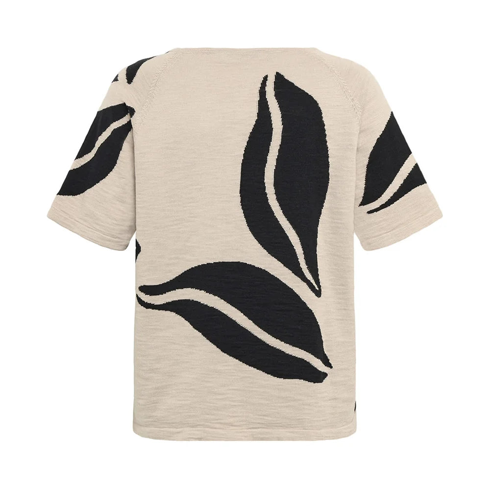 LEVI ECO LEAF LOVE TEE - BLACK