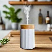 Load image into Gallery viewer, WOOD & CERAMIC ULTRASONIC AROMA DIFFUSER