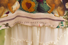 Load image into Gallery viewer, PIXIE CROPPED DUSTER - STAY GOLD WITH RABBITS & BEES