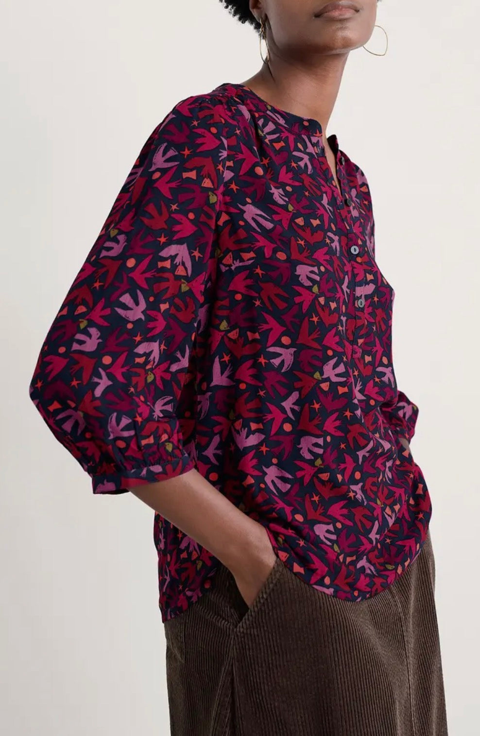 WILLOW PATH TOP - PAPER BIRDS JAM