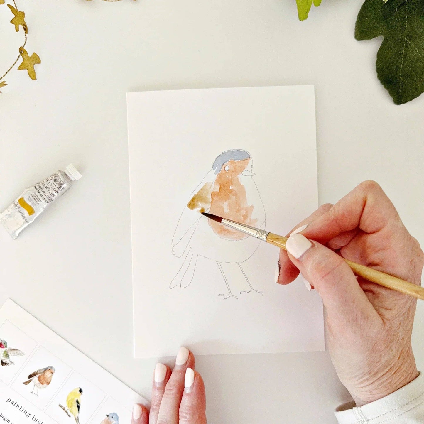 BIRDS PAINTABLE WATERCOLOUR SET
