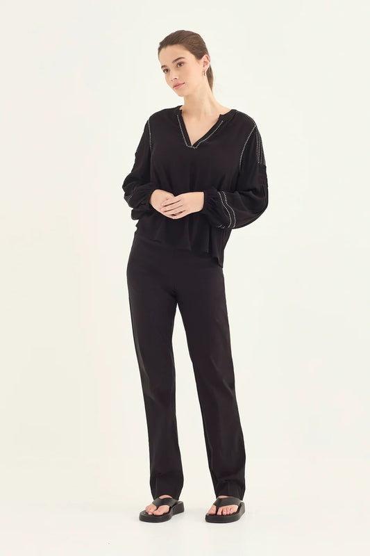 MYRA BLOUSE - BLACK