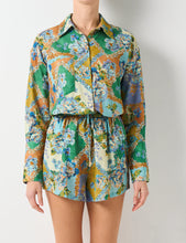 Load image into Gallery viewer, RITZ SHIRT - PEONY PATCHWORK