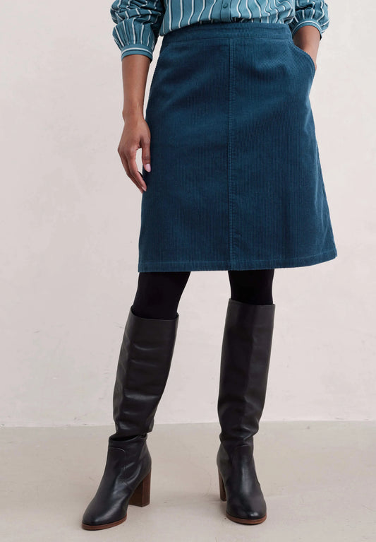 DOVETAIL SKIRT - SEA CAVE