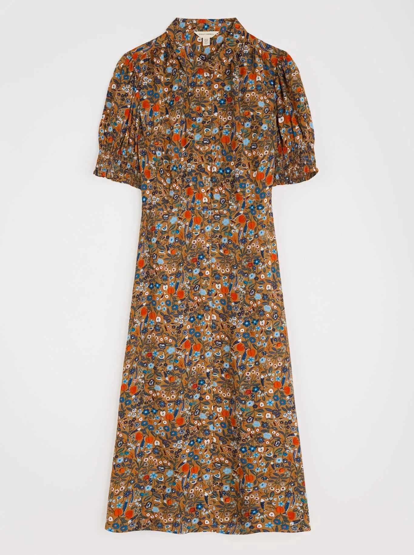 BRIDGET DRESS - STILL LIFE BASKET