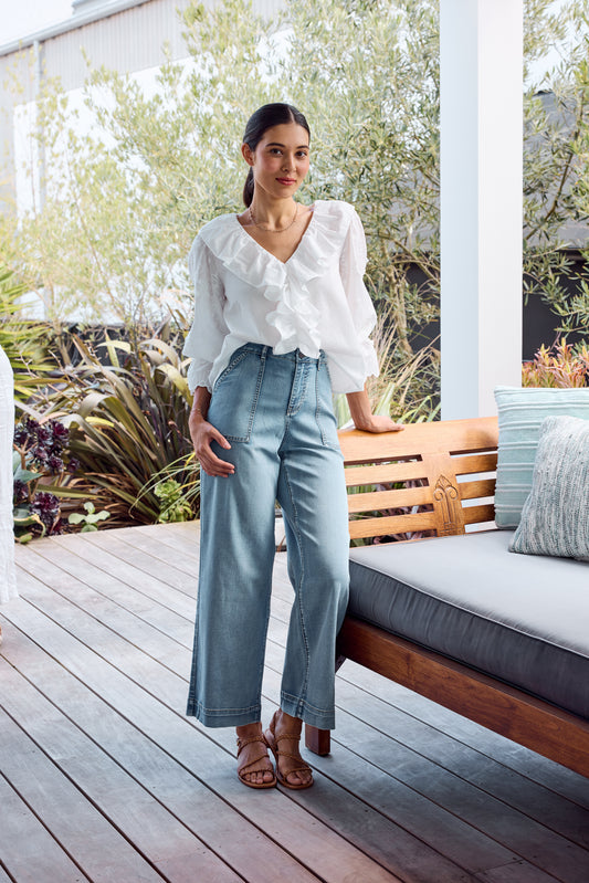 NEW ROMANCE BLOUSE - WHITE