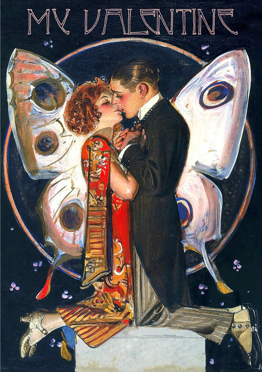 LARGE GREETING CARD - THE LOVERS