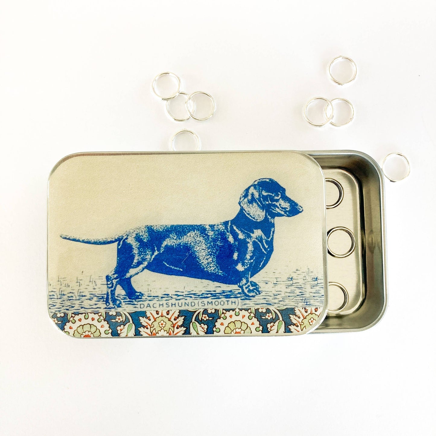 DACHSHUND NOTIONS TIN - 2 SIZES