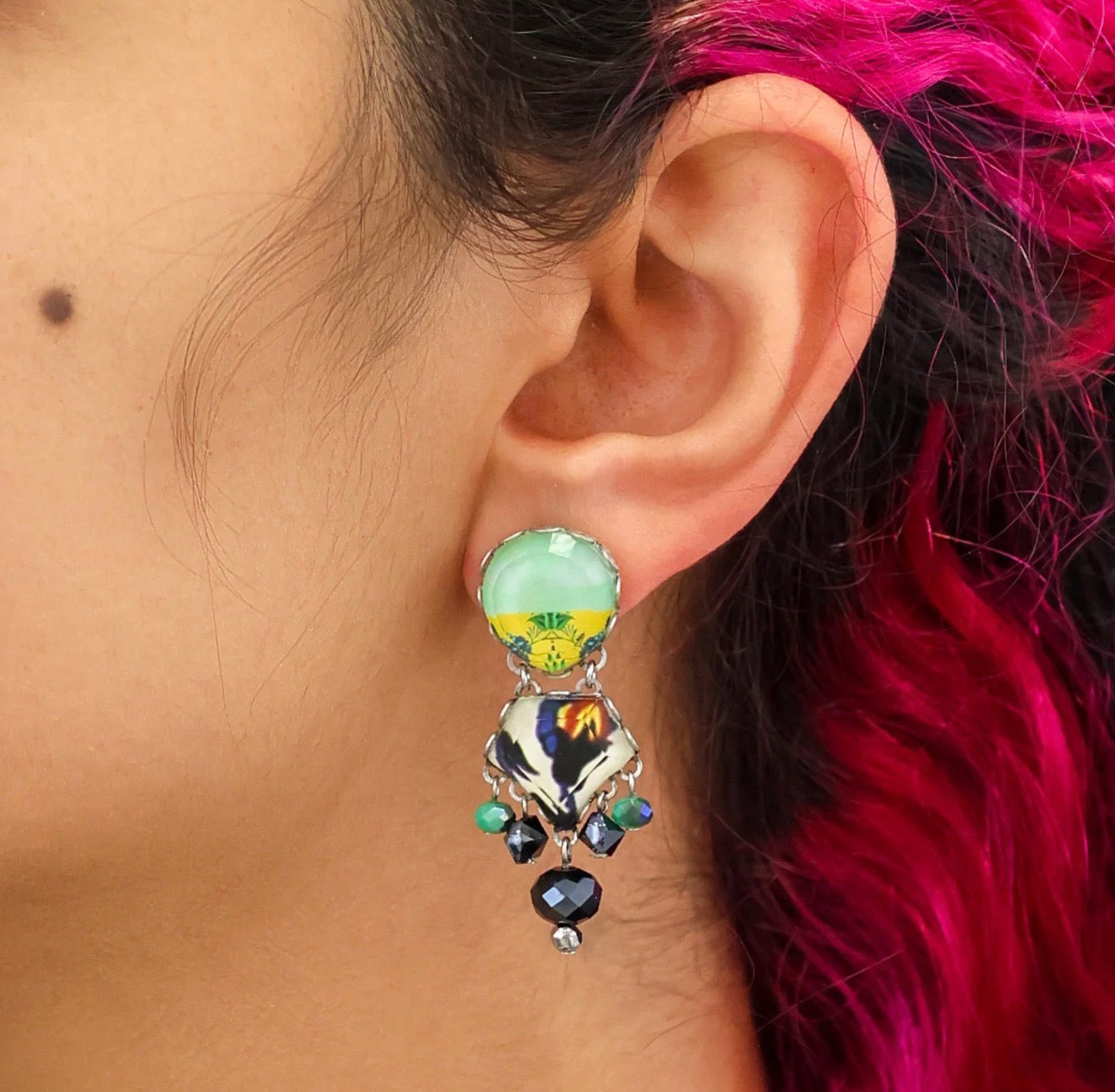 TOFFEE COLOURFUL EARRINGS - CANDY TWIST SET