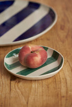 Load image into Gallery viewer, CABANA STRIPE PLATE - GREEN