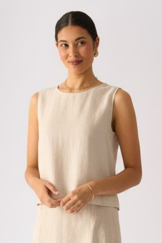 IT’S ONLY NATURAL TOP - METALLIC