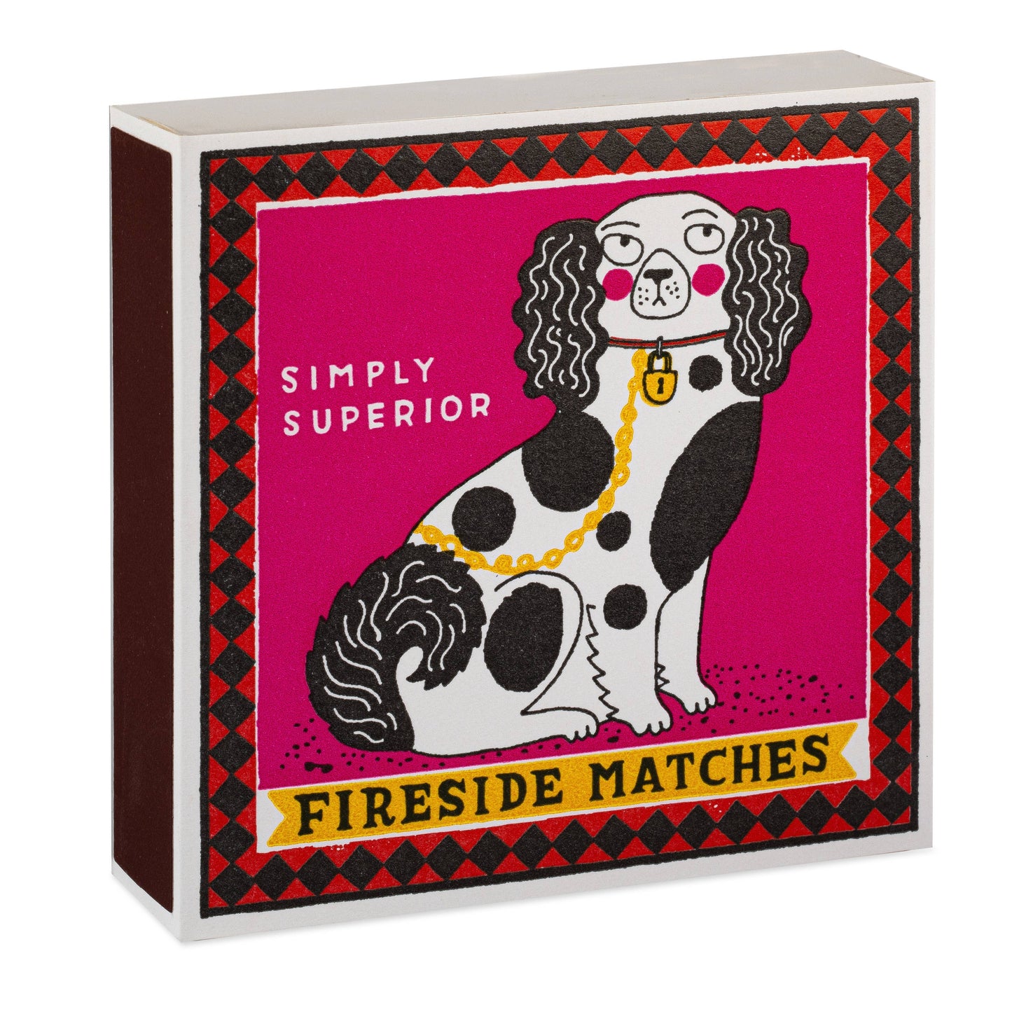 STAFFORDSHIRE FIGURE | SQUARE MATCHBOXES