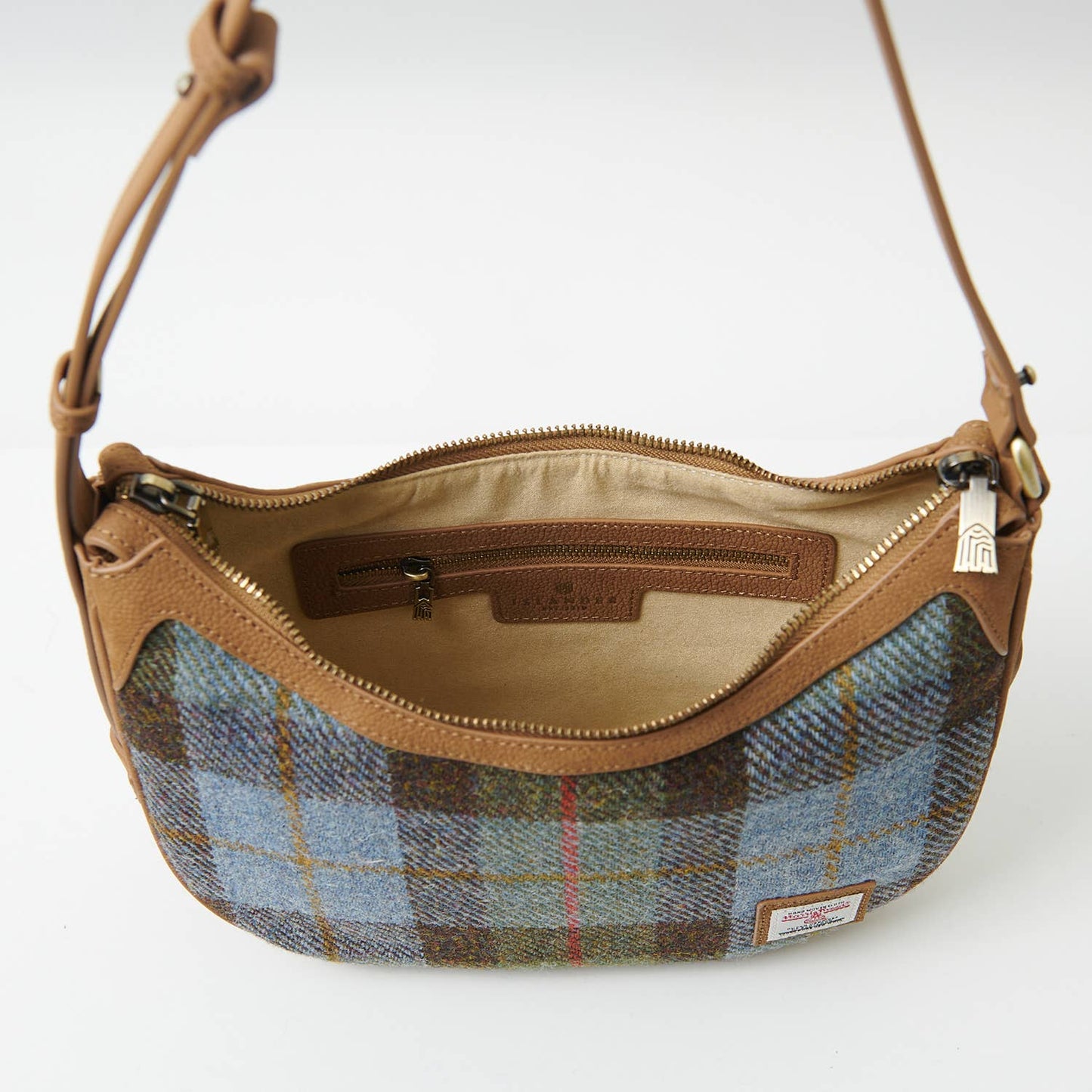 THE ELLON - CHESTNUT BLUE TARTAN