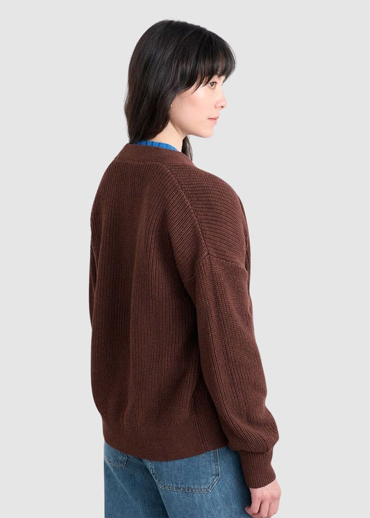 WINDING CREEK CARDIGAN - COCOA
