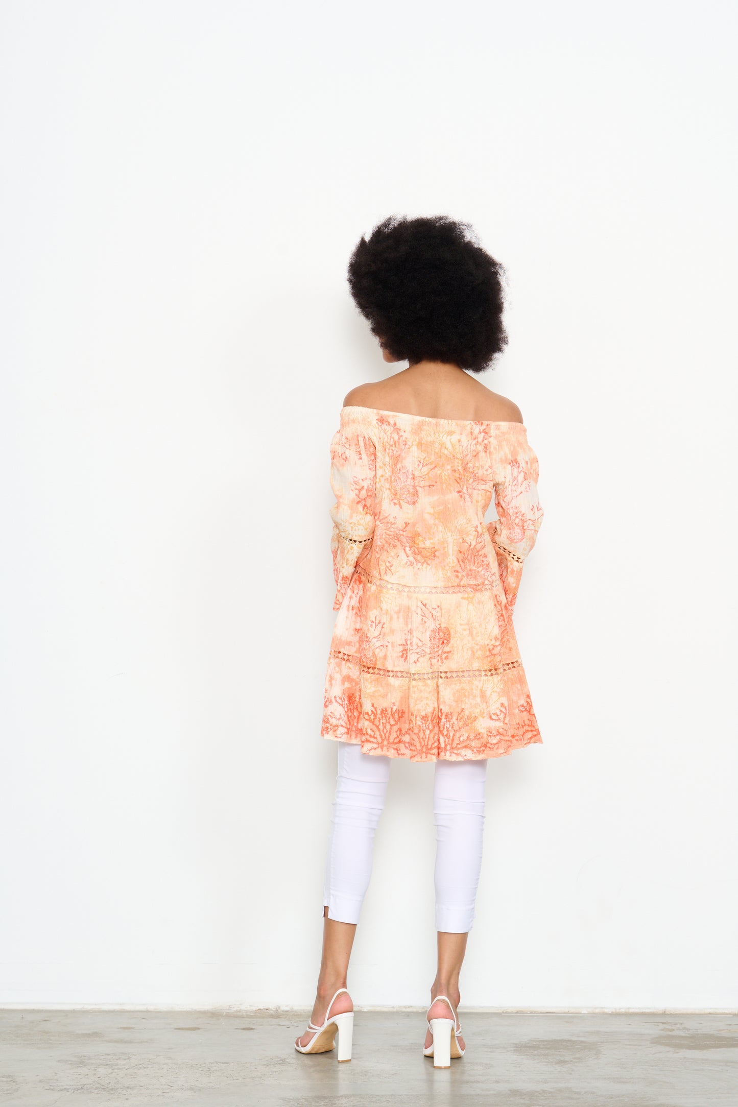 Block Print Tunic Top