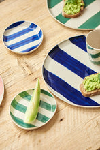 Load image into Gallery viewer, CABANA STRIPE PLATE - GREEN