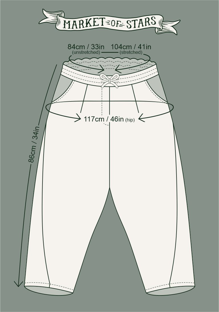 ARTISTS CROPPED PANTS - I DREAM IN FLOWERS