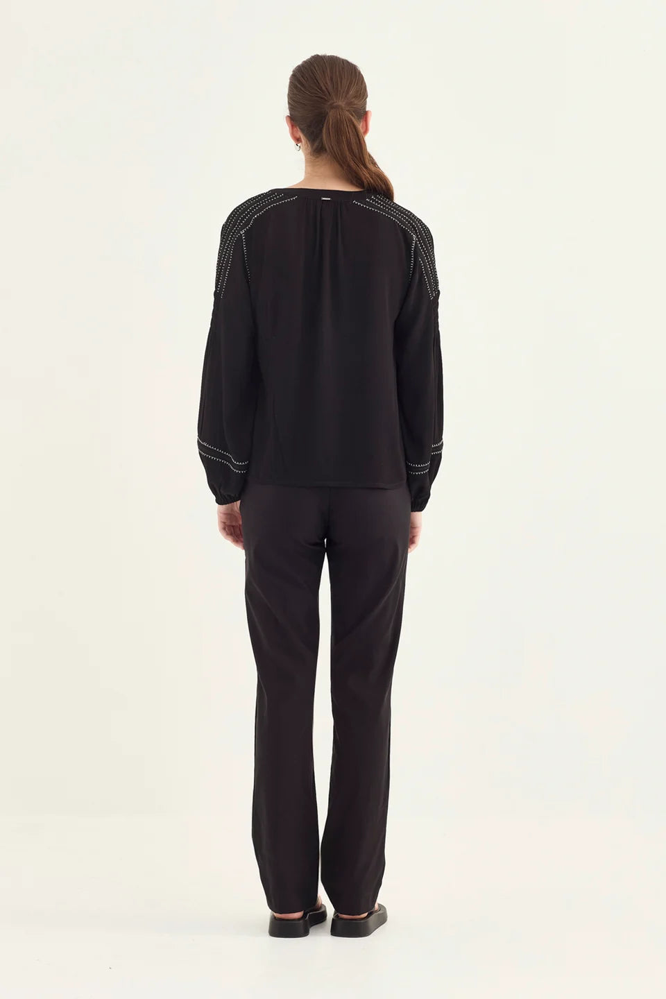 MYRA BLOUSE - BLACK