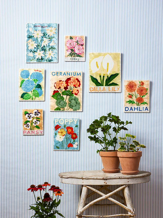 MARKET WALL ART - DAHLIA