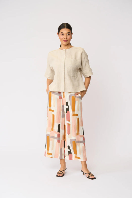 IT’S ONLY NATURAL PANT - BLOCK ART