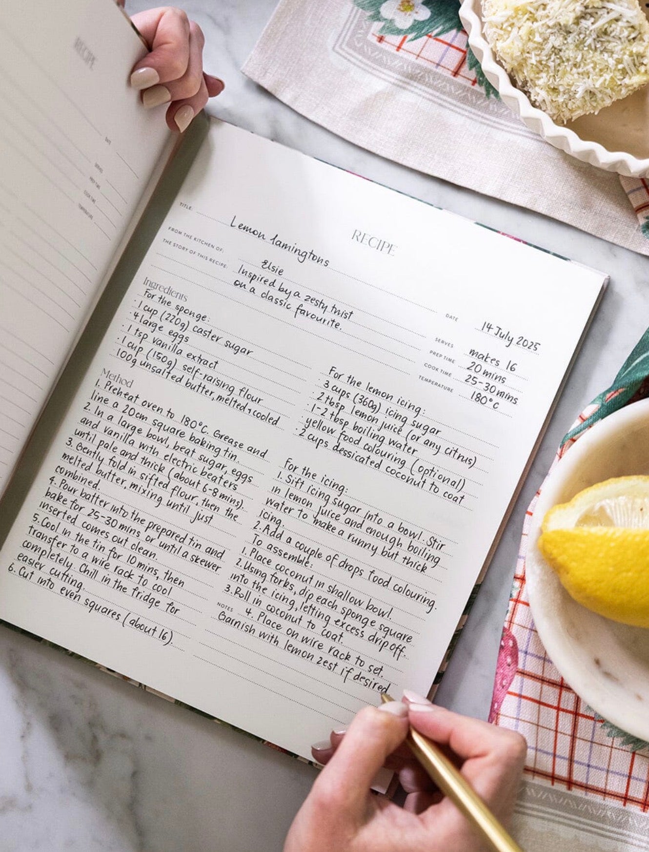 HEIRLOOM RECIPE JOURNAL - STRAWBERRIES