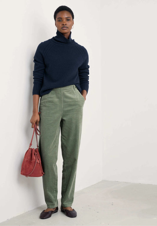 TRETHORNES TROUSER - DUSKY GREEN