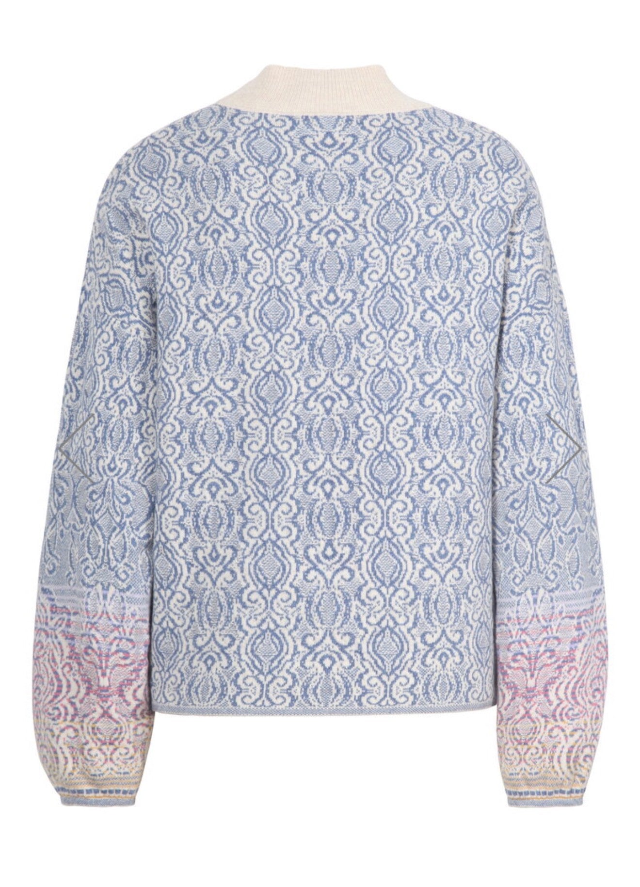 PULLOVER ORNAMENT PATTERN - OFF WHITE