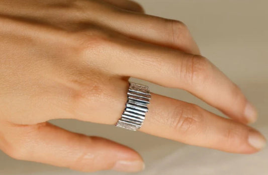 STERLING SILVER STICKS RING
