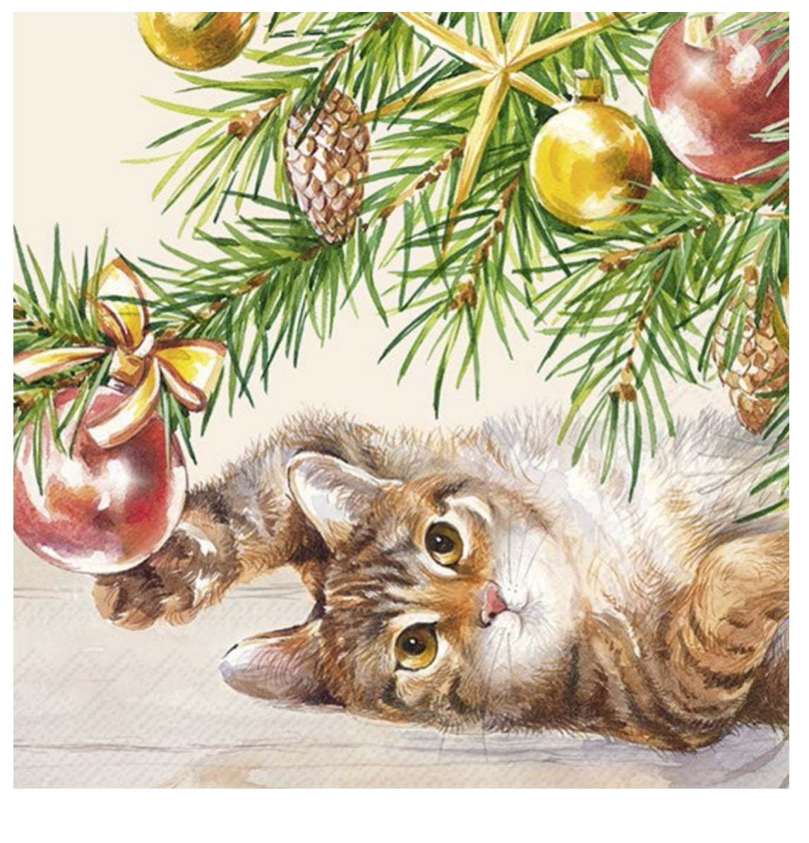 CHRISTMAS LUNCH NAPKINS