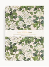 Load image into Gallery viewer, HYDRANGEA NOTEPAD JUMBO JOTTER