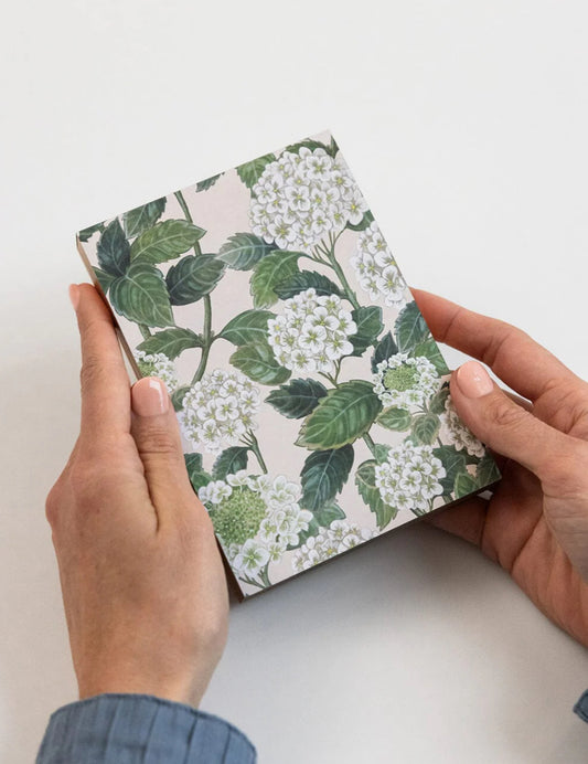 HYDRANGEA NOTEPAD MINI JOTTER
