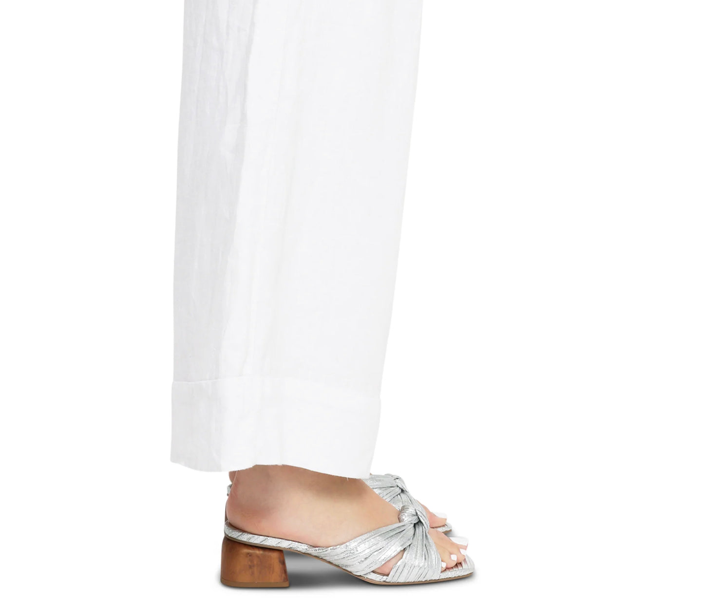 GEORGIE SILVER SHORT HEEL