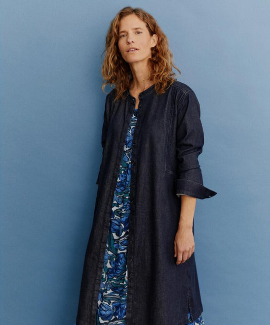 ODILA DARK DENIM DRESS