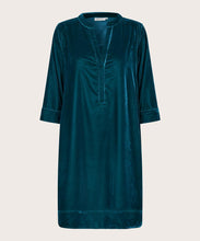 Load image into Gallery viewer, NOKOLO VELVET DRESS - REFLECT POND