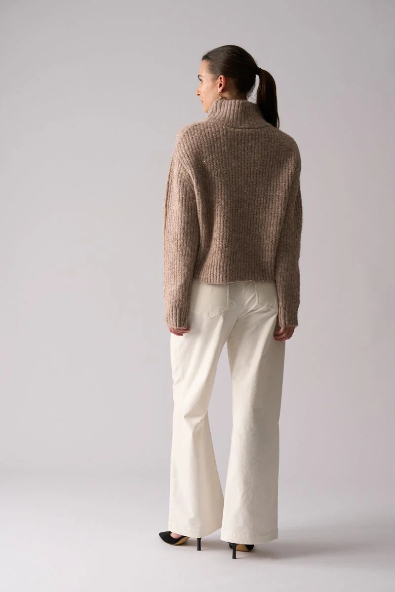 GLOW GETTER SWEATER - OAT