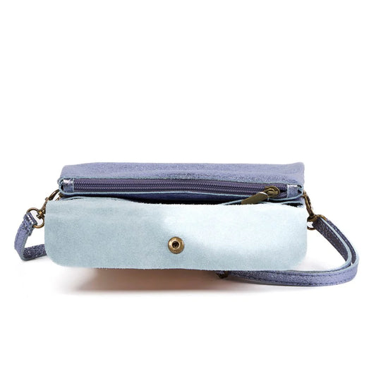 METALLIC MEDIUM TOTE - LILAC