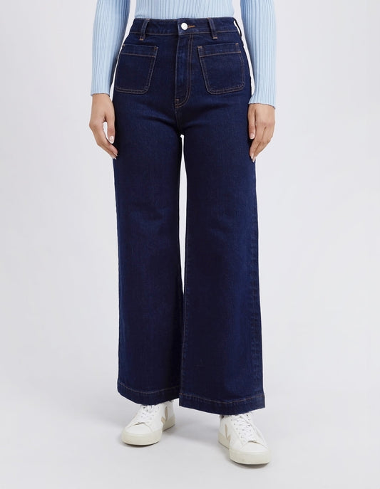 SARAH WIDE LEG JEAN - INDIGO