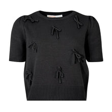 Load image into Gallery viewer, BOW-DELICIOUS TOP - BLACK